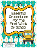 First Week of School Procedure Checklist
