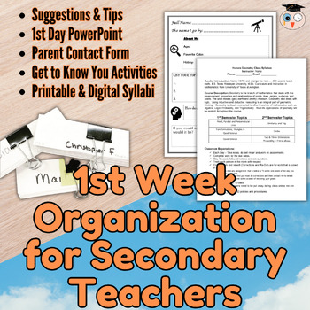 Preview of Procedures and Syllabus Ideas for the First Week of School - Secondary Teachers