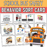 School Bus Safety Rules Pocket Chart Sort |  First Week of