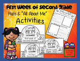 First Week of School- Second Grade- Hats Craft & All About