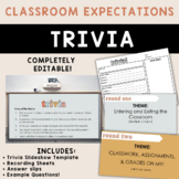 First Week of School Trivia Slides Template | Back to Scho