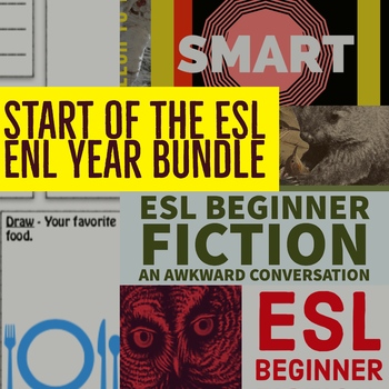Preview of First Weeks In the ENL ESL TESOL Classroom. BEGINNER LEVEL
