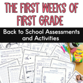First Weeks of First Grade Back to School Activities and A