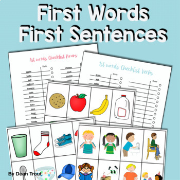 Preview of Early Intervention | Speech Therapy | Teaching First Words - Sentences