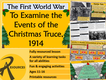 Preview of First World War: Investigating the Events of the Christmas Truce 1914
