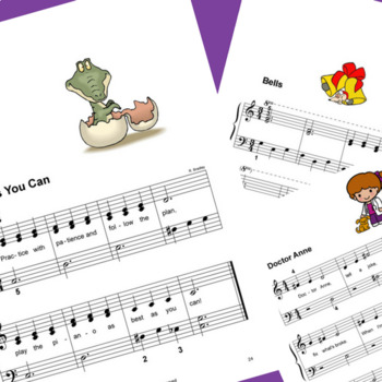 First Year Piano Complete set by Rhonda Bradley | TpT