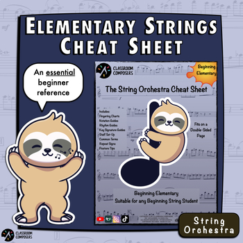 Preview of First Year Strings Cheat Sheet
