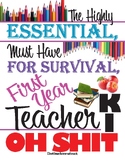 First Year Teacher Giftbag Label