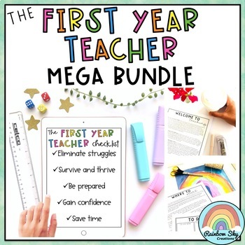 Preview of Beginning Year Teacher Mega Resource BUNDLE | New Teacher Help