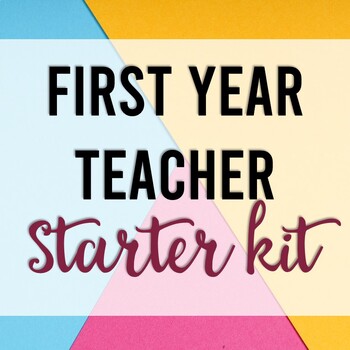 Preview of New Teacher Starter Kit: Back to School Forms, Planner, Templates & More