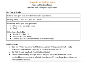 creative writing ba 1st year syllabus