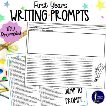 First Years Writing Prompts by Soumara Siddiqui | TPT