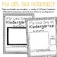 First and Last Day of Kindergarten Worksheets by Ashley's Goodies