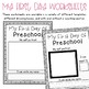 First and Last Day of Preschool Worksheets by Ashley's Goodies | TpT