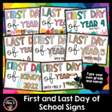 First and Last Day of School Signs FREEBIE