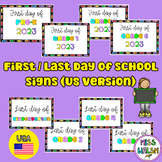 First and Last day of school signs - US Version