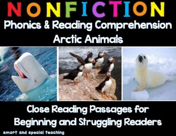 Preview of First and Second Nonfiction Informational Reading Arctic Animals