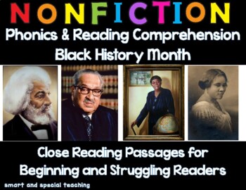 Preview of First and Second Nonfiction Informational Reading Black History Month