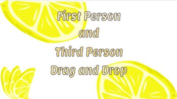 Preview of First and Third Person - Interactive Drag and Drop 