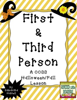 Preview of First and Third Person Point of View: A Halloween & Autumn CCSS Lesson