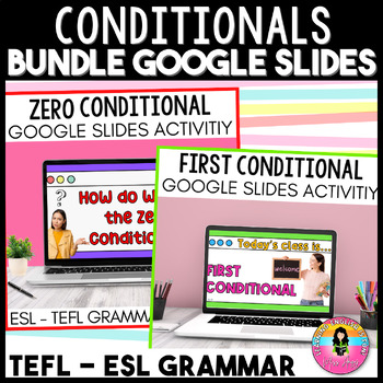 Preview of First and Zero Conditional Bundle and Worksheets Digital Resources