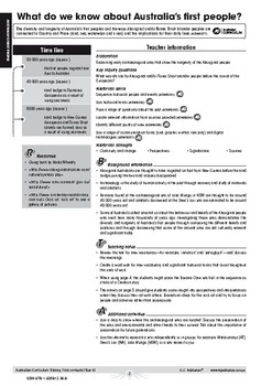 First contacts - Australian Curriculum - Year 4 by