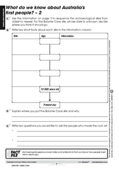 First contacts - Australian Curriculum - Year 4 by