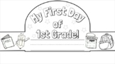 First day of 1st Grade Crown! ~FIRST DAY OF/BACK TO SCHOOL