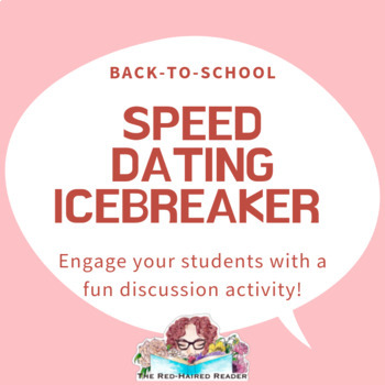 Preview of First day School Speed Dating Icebreaker: High School English class activity