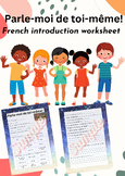 First day of class French activity