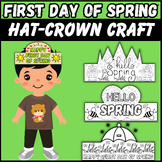 First day of spring Hat & Crown Crafts - Headband Craft | 