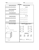 First grade-math common core boxes