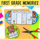 First grade memories foldable activity for last week day o