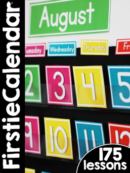 Preview of FirstieCalendar First Grade Calendar Curriculum