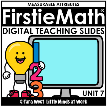 Preview of FirstieMath® First Grade Math DIGITAL Teaching Slides UNIT 7: Measurement