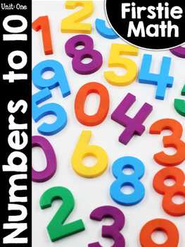 Preview of FirstieMath® First Grade Math Unit One: Numbers to 10