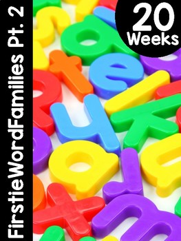 Preview of FirstieWordFamilies Part 2 Word Families Curriculum