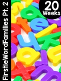FirstieWordFamilies Part 2 Word Families Curriculum