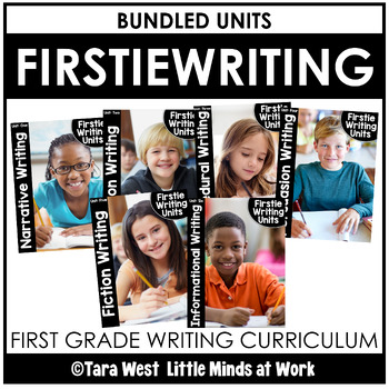 Preview of FirstieWriting: First Grade and 2nd Grade Writing Curriculum Bundle