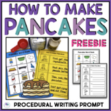 Procedural Writing Template First Grade | How To Make Panc
