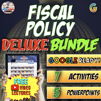 Preview of Fiscal Policy | Macroeconomics | Digital Learning Deluxe Bundle
