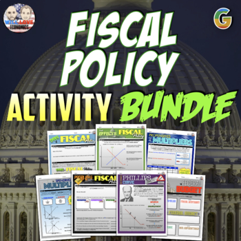 Preview of Fiscal Policy | Macroeconomics | Digital Learning Unit Activity Bundle