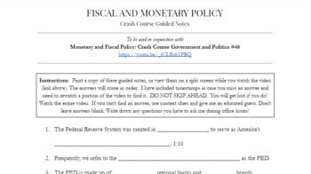 Preview of Fiscal and Monetary Policy ULTIMATE Bundle - Google Classroom ready!