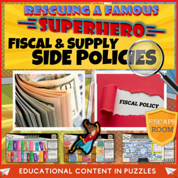 Preview of Fiscal and Supply Side Policies Escape Room