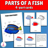 Fish Anatomy - Parts of a Fish Montessori Cards