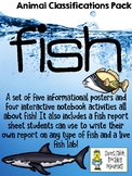 Fish - Animal Classifications Pack - Posters & Notebook pages