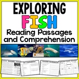 Fish - Animal Reading Passages and Comprehension Worksheets