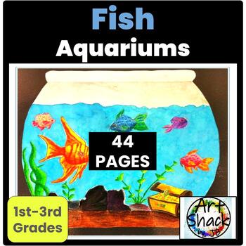 Preview of Fish Aquariums Unit: Aquatic Plants & Animals-Google Slides & PDF File included.