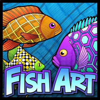 Preview of Fish Art - Templates, Reference, and Coloring Sheets