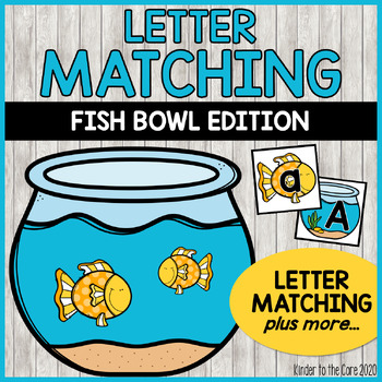 Alphabet Fishing Upper and Lower Case Match Distance Learning